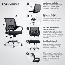 Load image into Gallery viewer, Dynamo compact Office chair