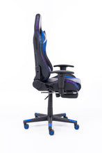 Load image into Gallery viewer, Naz Ultimate Series Ergonomic Gaming Chair with RGB LED lights-Blue on Black