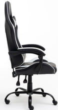 Load image into Gallery viewer, Naz Comfort Ergonomic Gaming Chair-White on Black