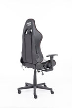 Load image into Gallery viewer, Naz Ultimate Series Ergonomic Gaming Chair with RGB LED lights-Black With Red Stiches