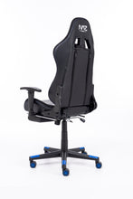 Load image into Gallery viewer, Naz Ultimate Series Ergonomic Gaming Chair with RGB LED lights-Blue on Black