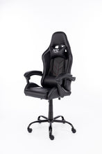 Load image into Gallery viewer, Naz Comfort Ergonomic Gaming Chair-Black with Red Stitches