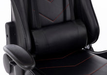Load image into Gallery viewer, Naz Pro Ergonomic Gaming Chair-Black With Red Stiches