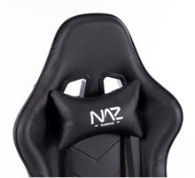 Load image into Gallery viewer, Naz Pro Ergonomic Gaming Chair-Black With Red Stiches